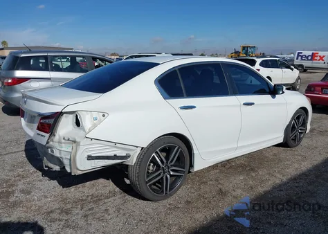2016 Honda Accord Sport из США, поврежденный, VIN 1HGCR2F50GA196013